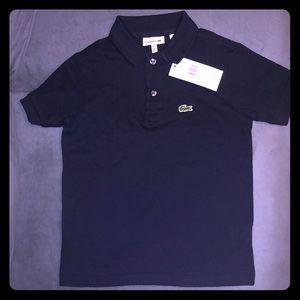 Lacoste kids (boys) polo shirt size 6. NWT